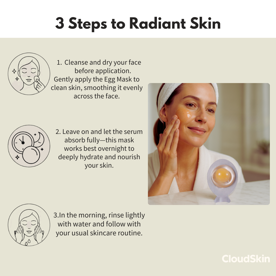 Astaxanthin Egg Face Mask