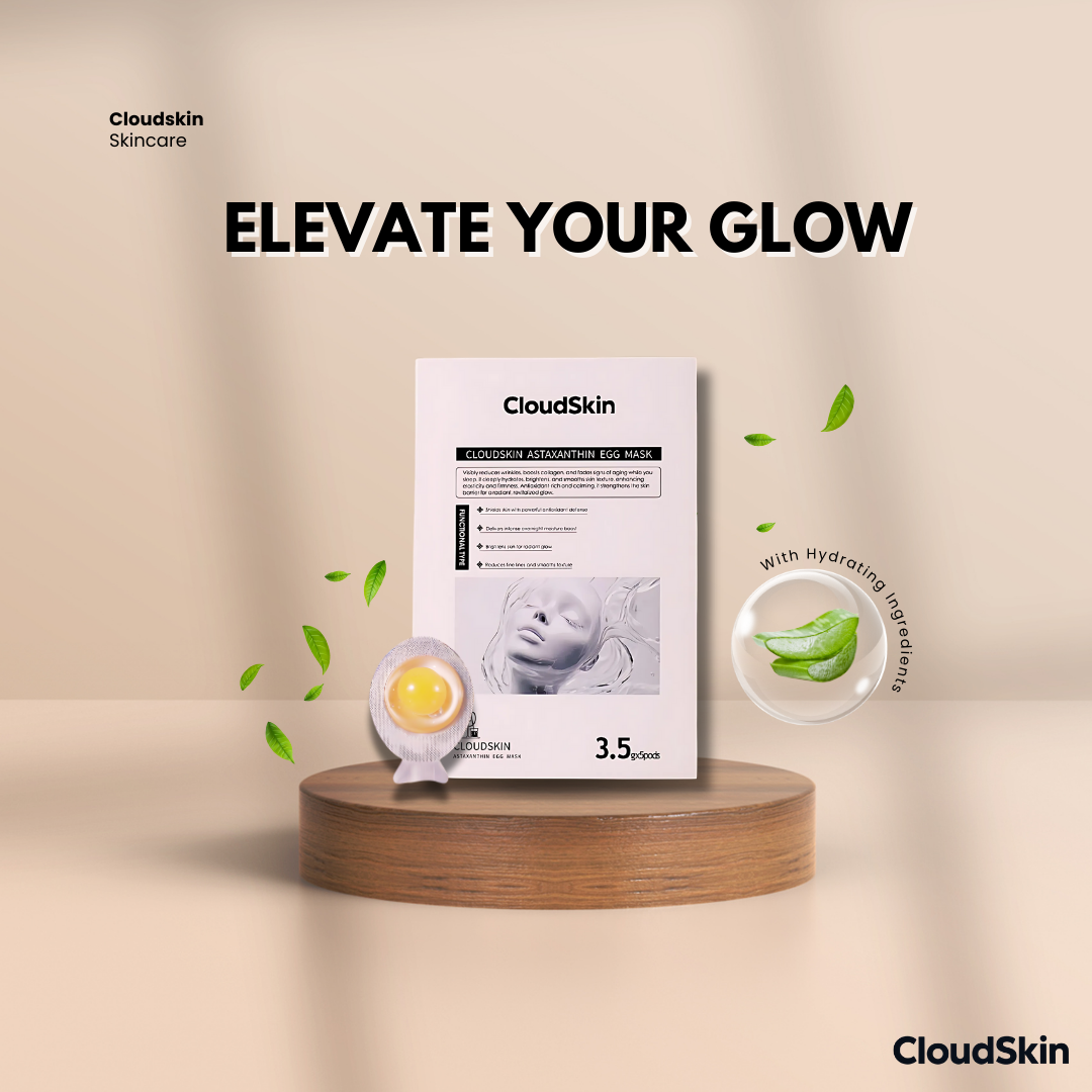Astaxanthin Egg Face Mask